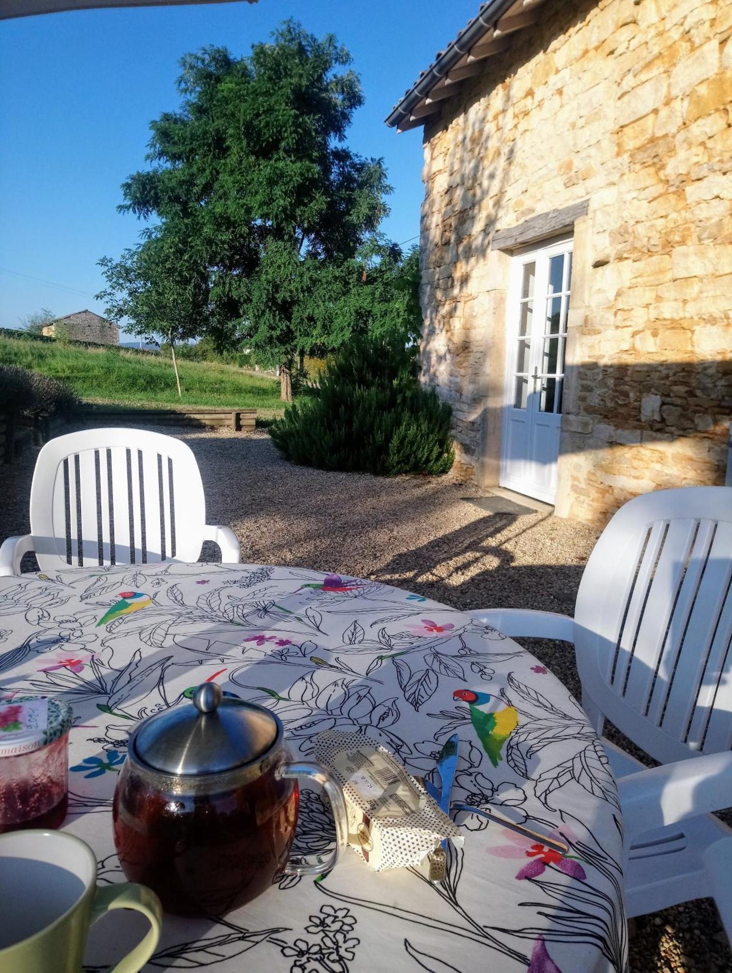 Une Maison De Campagne En Bourgogne Du Sud Tournus Bagian luar foto